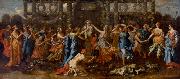 Nicolas Poussin Hymenaios Disguised as a Woman During an Offering to Priapus Germany oil painting artist